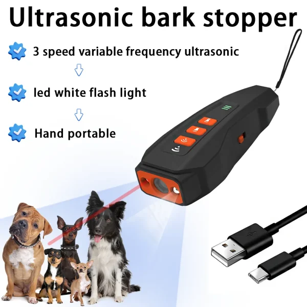 handheld portable non-barking device